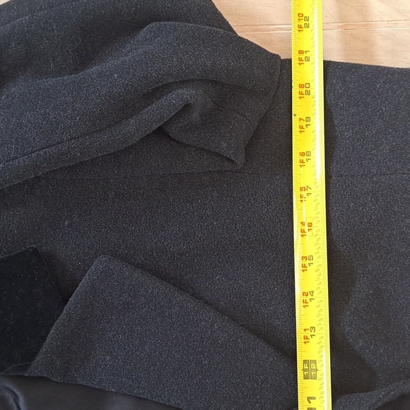 FORECASTER Of BOSTON VINTAGE Classic Black Lambwool Long Dressy Coat - Picture 13 of 15